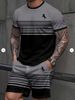 Men's Y2K Style 3D Gold Print T-Shirt Summer Loose Casual Short-Sleeved_viptrois.com