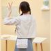 New Fashion Casual Shoulder Handbag Ancient Style Embroidery Color Matching Transparent Mother And Child Lock Chain Small Square Bag_viptrois.com