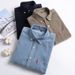 Men's Slim-Fit Corduroy Shirt – 100% Cotton, Vintage-Inspired & Breathable Casual Wear_viptrois.com