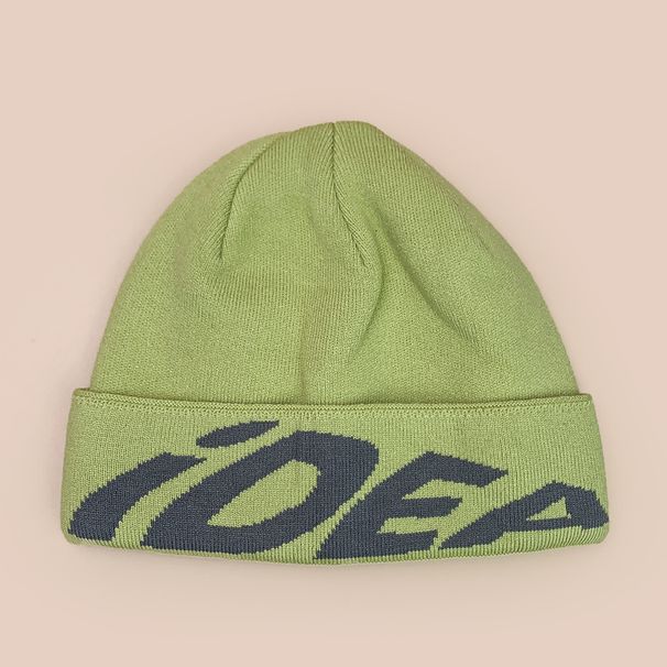 Unisex Retro Knit Beanie With Letter Print - Warm Winter & Fall Hat For Men And Women - Soft Wool Blend, Stretchable Fit (54-60cm)_viptrois.com