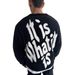 Streetwear Hip Hop Dark Jacquard Sweater - Unisex Oversized Knit Pullover With Letter Print For Urban Fashion Lovers_viptrois.com