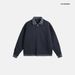 Autumn Fashion Casual Comfortable Oak Design Men's Solid Color Turn-Down Collar Loose Simple Heavyweight Sweatshirt_viptrois.com