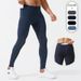 Men's Clothing Sports Quick Dry Tights Spring High Elastic Basketball Training Fitness Pants Sports Running Yoga Compression Pants_viptrois.com