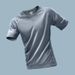 Ice Silk Quick-Drying T-Shirt, Men's Sports Short-Sleeve Thin Top For Summer, Running Clothes, Fitness Training Wear_viptrois.com