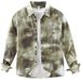 Tie Dye Trendy Long Sleeved Shirt For Men, Fashionable And Versatile, Artistic And Casual Loose Top_viptrois.com