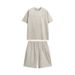 Men's Clothing Spring And Summer Trendy Brand New Arrival Casual Short Sleeve Shorts Suit_viptrois.com