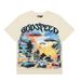 Skull Washed Summer Ins High Street Dark Style Unisex T-Shirts_viptrois.com