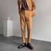 Men's Autumn Dress Trousers Straight Leg Loose Fit Flowing British Professional Slim Business Style_viptrois.com