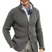 Loom Autumn Winter New Export Warm Knitwear Long Sleeve Turn-down Collar Versatile Solid Color Trendy Slim Fit European_viptrois.com