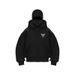 Men's Clothing American Style Double Hooded Loose Ninja Punk Style Gothic Cardigan Zipper Hooded Sweatshirt_viptrois.com
