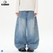 Men’s Vintage Wide-Leg Jeans – High Street Distressed Denim With Raw Hem (Sizes XS-2XL)_viptrois.com