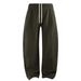 Men's Heavyweight Fleece-Lined Jogger Pants - Oversized Streetwear Sweatpants With Curved Hem, No Logo Minimalist Design For Winter (8 Colors)_viptrois.com