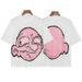 Men's Clothing Loose Cotton Round Neck Loose Design Personalized Printing Fun T Shirt For Men And Women_viptrois.com