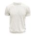 Men's Clothing Men's Short Sleeved T Shirt Jacquard Sweater Men's Round Neck Ribbed Pullover Top_viptrois.com
