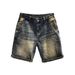 Men's Clothing Blue Summer New Men's Denim Shorts Casual Trendy Brand Shorts Loose Straight Pants Men's Outer Wear_viptrois.com