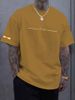 2025 Summer Men's T-shirt Sportswear Simple Short-sleeved Shirt_viptrois.com