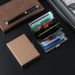 Men's Bags Metal Card Box Anti Demagnetization Bus Bank Subway Card Holder Collection Animation Week Document Protection Cover Card Holder_viptrois.com