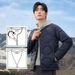 "Men's Lightweight Down Jacket, 90% Gray Duck Down Filled, 600FP Ultra-Warm Slim Fit Puffer Coat (Army Green/Navy/Black/Charcoal/Khaki)"_viptrois.com