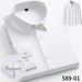 Seamless Bonded Stretch Shirt For Men – Wrinkle-Free & Breathable Business Casual Long Sleeve Shirt_viptrois.com