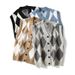 2022 Autumn V-Neck Sleeveless Button Short Loose Versatile Black Diamond Knit Cardigan Vest For Men_viptrois.com