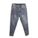 Men's Clothing Nine Point Jeans Spring And Autumn New Trend Slim Fit Summer Thin Retro Trousers_viptrois.com