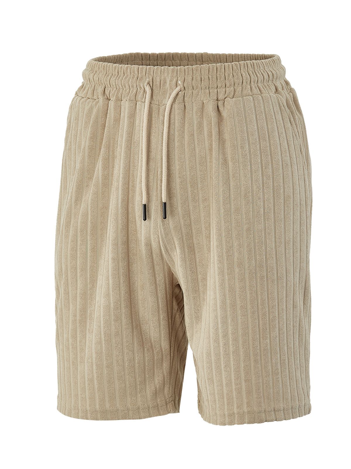 Premium Products Men's TK Cargo Tray Summer Loose Breathable Micro Elastic Towel Jacquard Fabric Men's Casual Shorts_viptrois.com