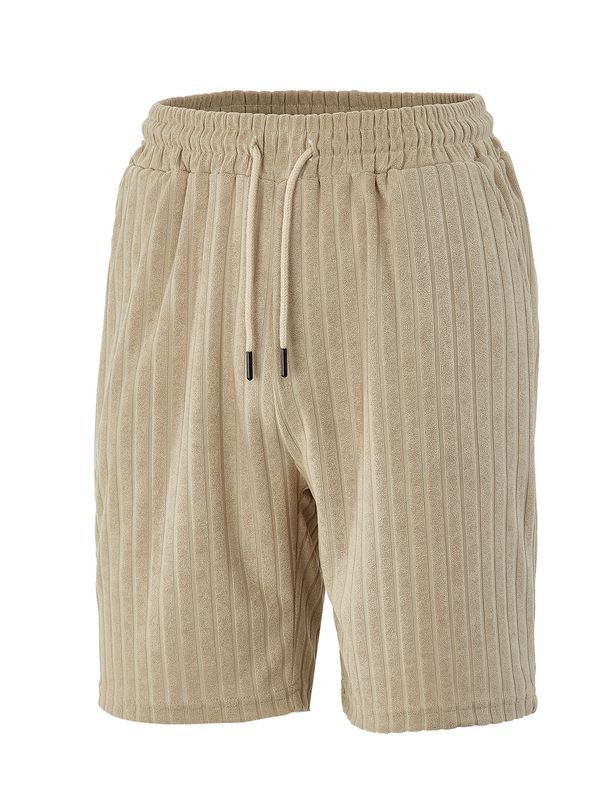 Premium Products Men's TK Cargo Tray Summer Loose Breathable Micro Elastic Towel Jacquard Fabric Men's Casual Shorts_viptrois.com