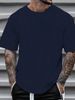 With Brand Logo 100% Cotton Summer Men Loose T-Shirts Casual Breathable Short Sleeves Fashion Outdoor High Street Top_viptrois.com