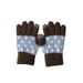 Children's gloves Retro knit warm children's five-finger girls' mittens_viptrois.com