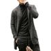 Cross-Border European And American Fashion Men's Clothing Wish Long Sleeve Mixed Color Knitted Pocket Cardigan_viptrois.com