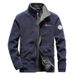 "Men's Fleece Jacket For Outdoor & Hiking – Warm Winter Pullover With Breathable Polar Tech Fabric (Grey/Black/Red/Khaki/Navy)"_viptrois.com