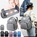 New Foldable Sleeping Mommy Bag Multifunctional Mother And Baby Bag Mommy Bag Bottle Backpack Diaper Backpack_viptrois.com