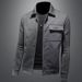 Men's Clothing Spring New Men's Light Luxury Fashion High-end Jacquard Workwear Loose Jacket Lapel Coat_viptrois.com