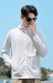 Men's Lightweight Printed Sun Protection Hoodie – UPF 50+ B-Logo Full-Zip Jacket For Summer Outdoor & Streetwear (L-5XL, 4 Colors, Anti-UV)_viptrois.com