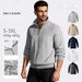 Men’s Retro Zip-Up Hoodie – Heavyweight Jacquard Knit, Stand Collar (S-3XL) | Vintage Streetwear Essential_viptrois.com