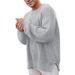 Men's Streetwear Knit Sweater – Thick Polyester Crewneck Pullover With Ribbed Hem (M-XXL, 5 Colors) | Oversized Long Sleeve Winter Top_viptrois.com
