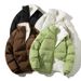 Men’s Winter Puffer Jacket – Lightweight Quilted Coat, Stand Collar, Zipper Closure, Loose Fit, Machine Washable (M-4XL)_viptrois.com