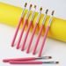 Arte Clavo 8PCS/Set Nail Art Brush Painting Flower Nail Tool Maincure Half Moon Shape Nail French Brushe Smile Petal Drawing Pen_viptrois.com