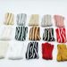 Shoelaces Wheat Ear Shoelaces For Women's Canvas Shoes Woven In Black And White Wide And Flat Extra Wide And Thick Shoelaces 1.5cm Wide_viptrois.com