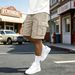 Men's Clothing Men's Straight Leg Casual Pants Size Summer Multi Color Cargo Shorts With Large Pockets Drawstring_viptrois.com