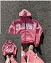 2025 Zipper CLRVNT Sweatshirt Cool Internet Celebrity Hooded Cardigan Letter Print New Jacket_viptrois.com