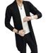 1 2025 Autumn New Mid-Length Knitted For Men Korean Style Slim Fit Student Sweater Jacket Youth Cardigan Trend_viptrois.com