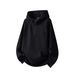 Pulse 3D Split Half-Zip Hoodie For Men, Autumn And Winter New Heavyweight Trendy Half-Turtle Neck Raglan Sleeve Hooded Jacket_viptrois.com