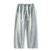 Men's Vintage Washed Denim Jeans – Relaxed Straight Fit | Retro High-Waisted Wide Leg Pants For Casual Streetwear_viptrois.com