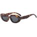 Men's Sunglasses Retro Men's Rice Nail Sunglasses Black Oval Glasses Elegant Fashion Trend Women's Sunglasses_viptrois.com