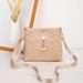 Women's Bags New Fashion Wave Pattern Sewing Line Pearl Decoration Women's Shoulder Bag Crossbody Bag Bucket Bag Wholesale_viptrois.com