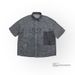 Men's Clothing Casual Shirt Old Washed Retro Fashion Workwear Short Sleeved Shirt_viptrois.com