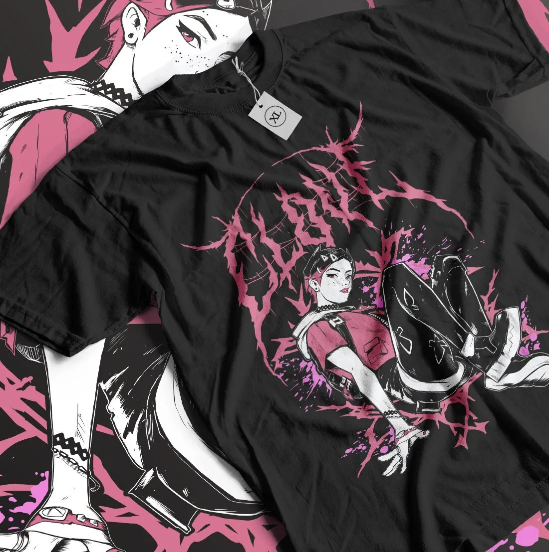 Anime Vintage T-Shirt Mens Womens Tees Top Horror Anime GifT Shirt Mens Womens Tees Top Girl Anime All Time Anime Shirt_viptrois.com
