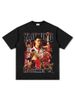 Yao Ming Basketball Printed Short Sleeve T-Shirt American Style Washed Vintage_viptrois.com