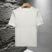 Men's Clothing Summer New Short Sleeved Sweater For Men Hollow Ice Silk Breathable Texture Slim Fit Business Casual_viptrois.com